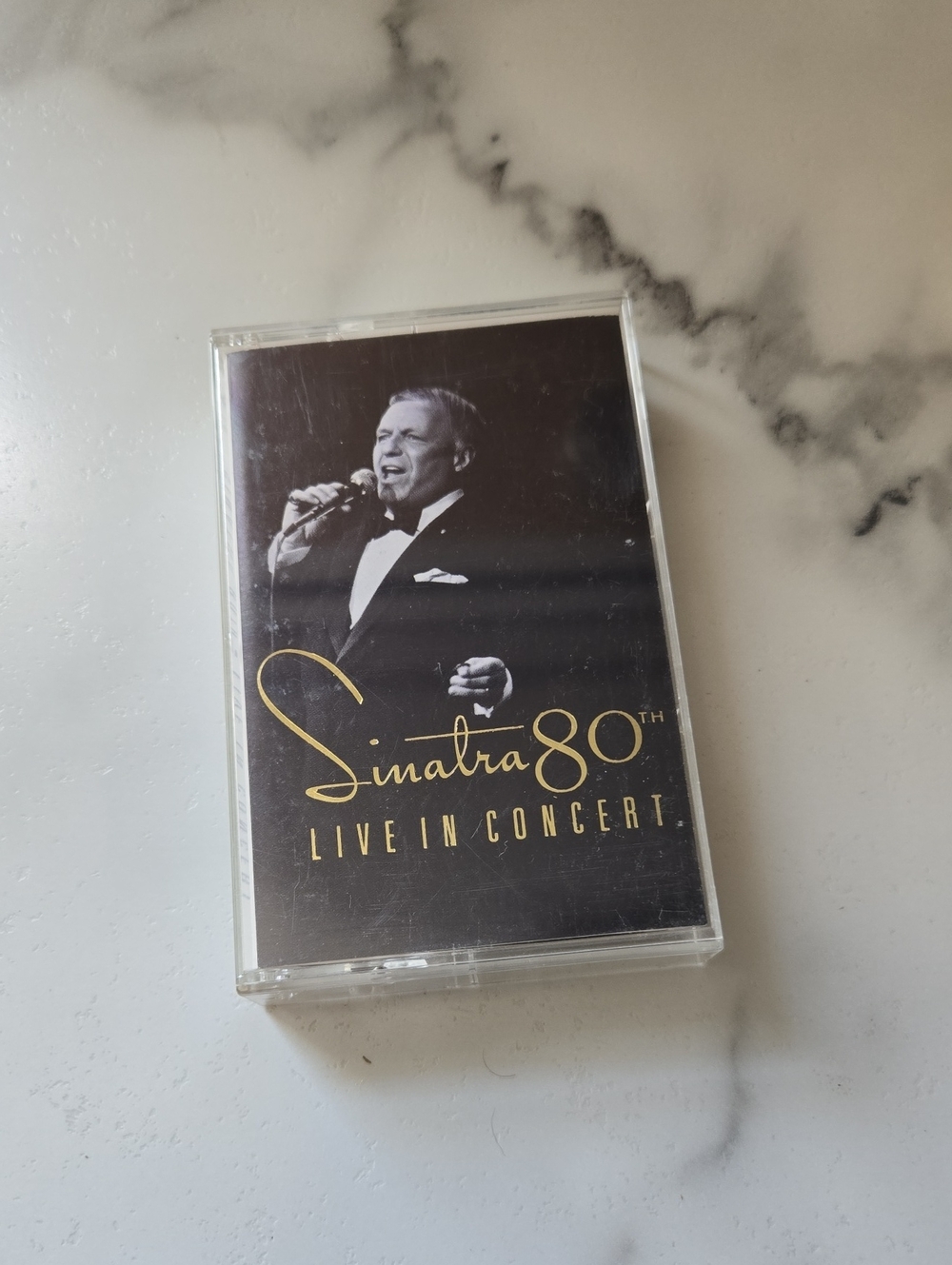 Sinatra 80 Live In Concert Cassette - Black & Gold Cover